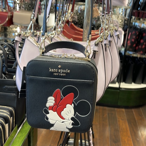 Kate Spade Disney X Kate Spade New York Minnie Mouse Daisy Vanity Crossbody Bag - Picture 12 of 16